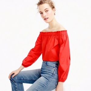 J. Crew Off the Shoulder Top NWT